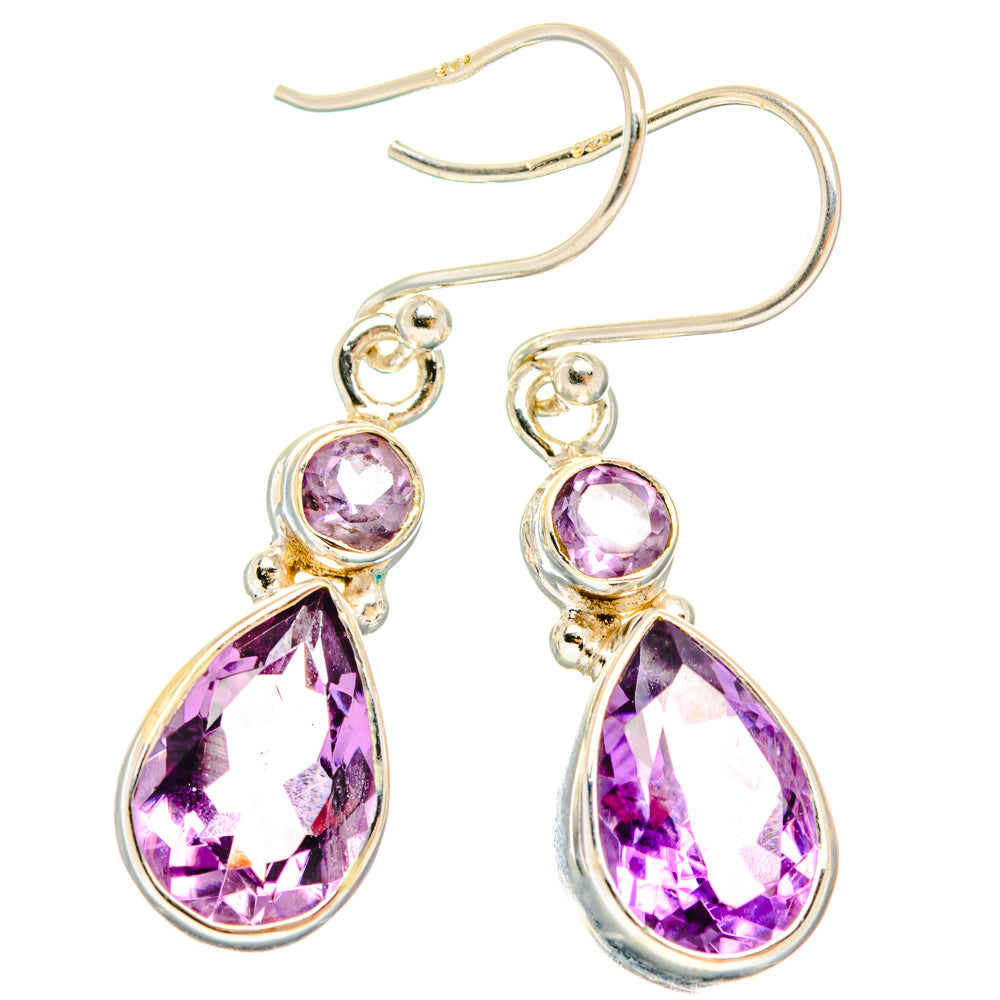 Amethyst Earrings handcrafted by Anasilvercos - EARR427214 - Photo 2