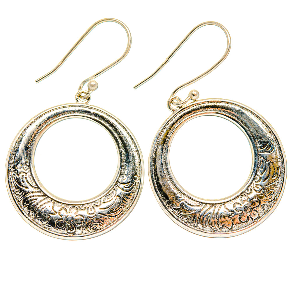 Engraved Earrings handcrafted by Anasilvercos - EARR427230 - Photo 2