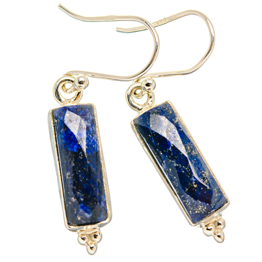 Lapis Lazuli Earrings handcrafted by Anasilvercos - EARR427239 - Photo 2