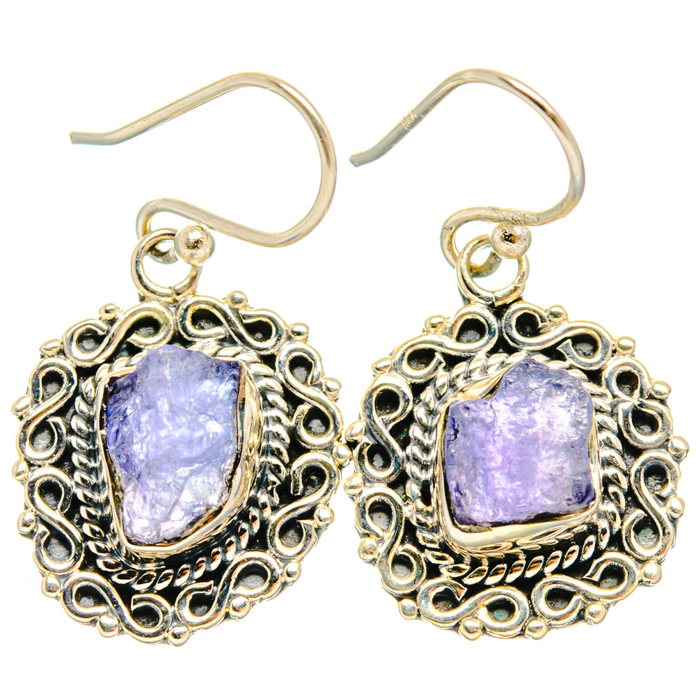 Tanzanite Earrings handcrafted by Anasilvercos - EARR427254 - Photo 2