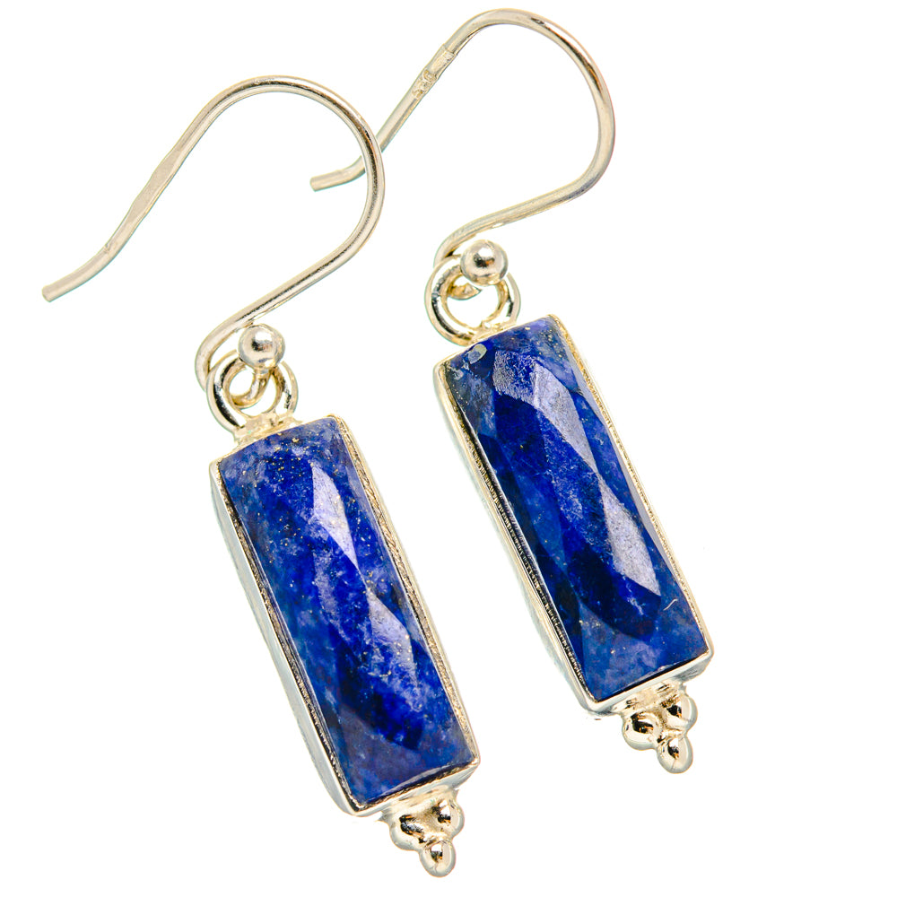 Lapis Lazuli Earrings handcrafted by Anasilvercos - EARR427262 - Photo 2
