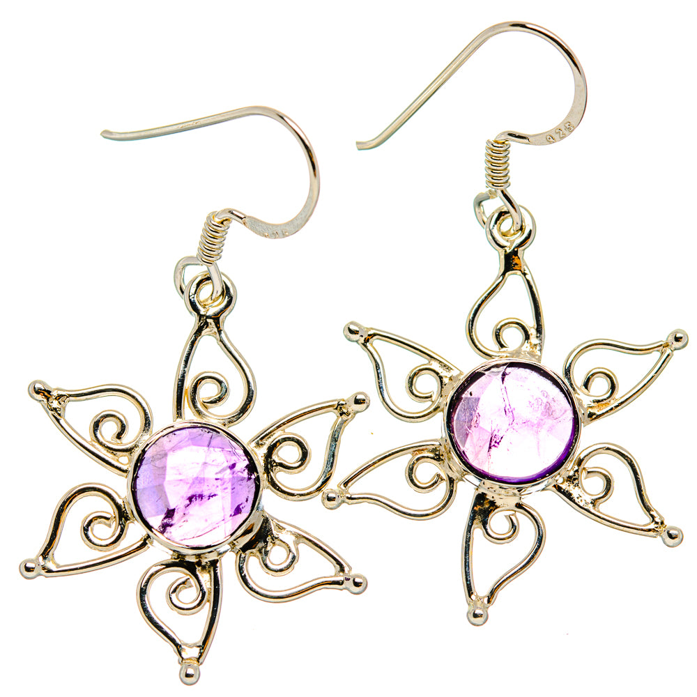 Amethyst Earrings handcrafted by Anasilvercos - EARR427286 - Photo 2