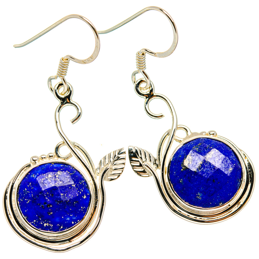 Lapis Lazuli Earrings handcrafted by Anasilvercos - EARR427291 - Photo 2