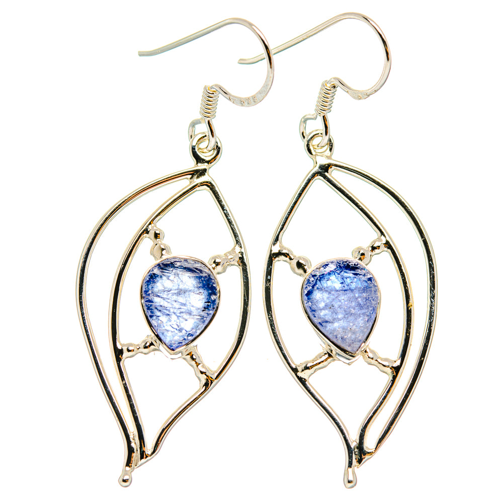 Tanzanite Earrings handcrafted by Anasilvercos - EARR427312 - Photo 2
