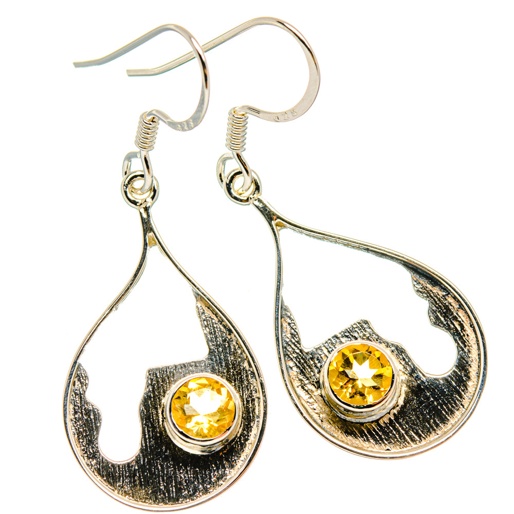 Citrine Earrings handcrafted by Anasilvercos - EARR427315 - Photo 2