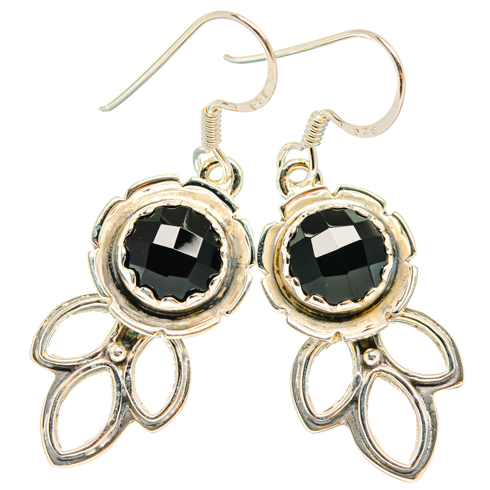 Black Onyx Earrings handcrafted by Anasilvercos - EARR427330 - Photo 2