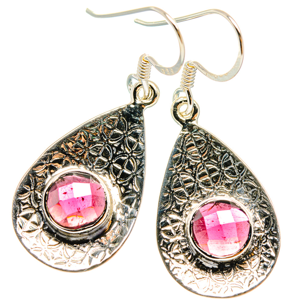 Garnet Earrings handcrafted by Anasilvercos - EARR427346 - Photo 2