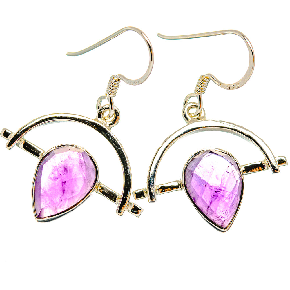 Amethyst Earrings handcrafted by Anasilvercos - EARR427354 - Photo 2