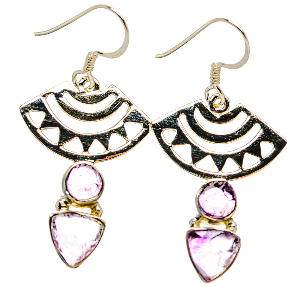 Amethyst Earrings handcrafted by Anasilvercos - EARR427357 - Photo 2