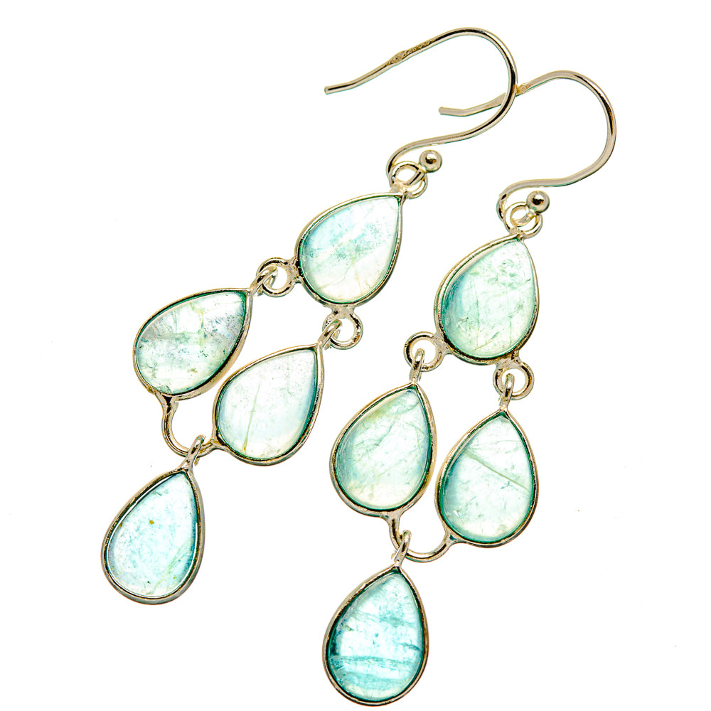 Aquamarine Earrings handcrafted by Anasilvercos - EARR427408 - Photo 2