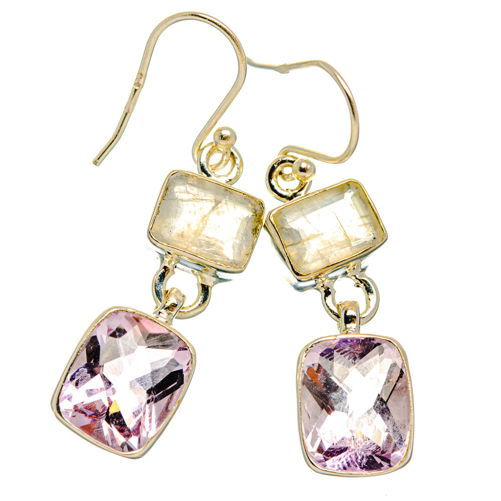 Kunzite Earrings handcrafted by Anasilvercos - EARR427421 - Photo 2