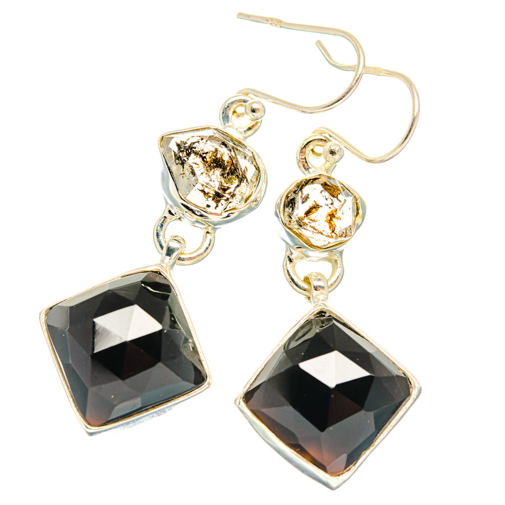 Black Onyx Earrings handcrafted by Anasilvercos - EARR427424 - Photo 2