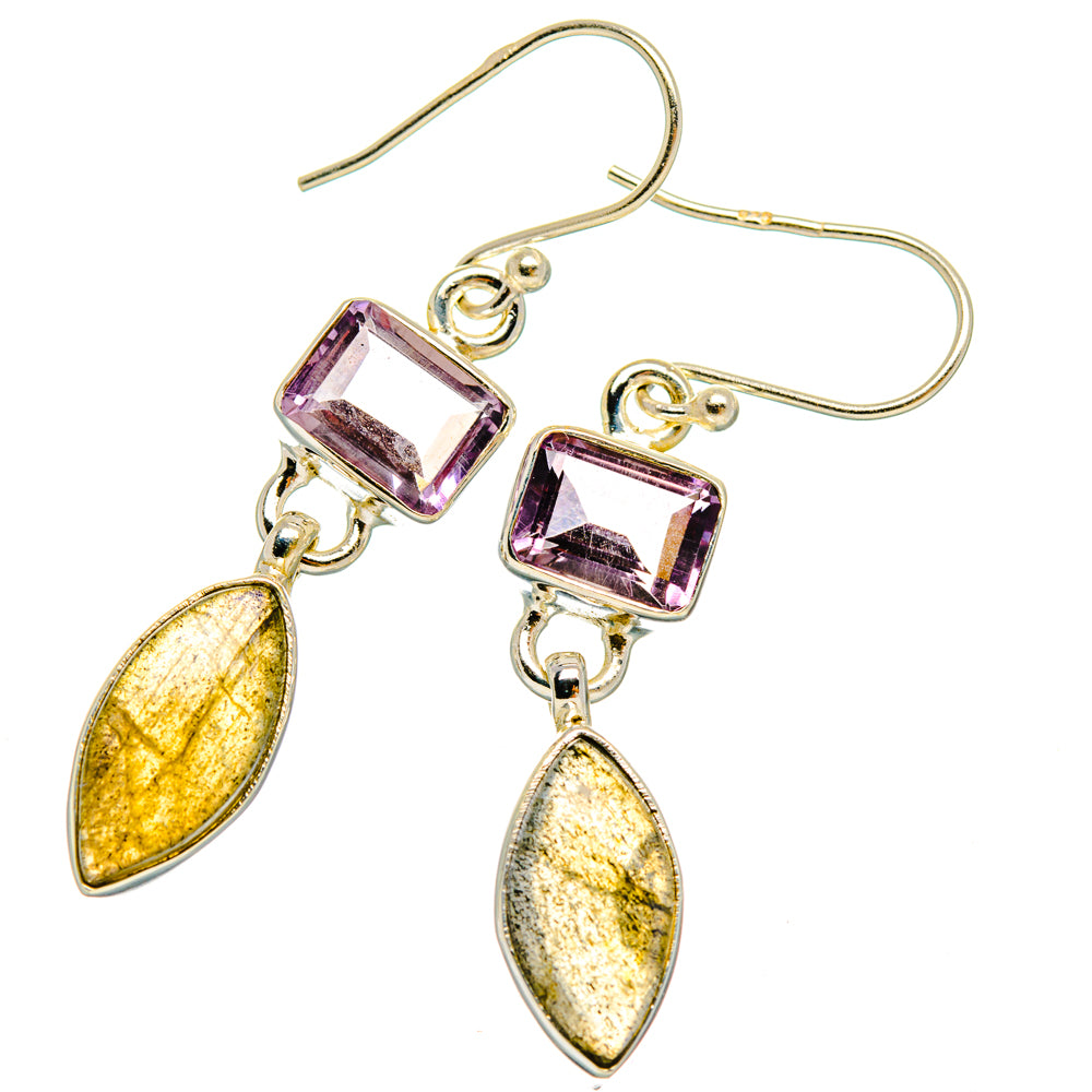 Labradorite Earrings handcrafted by Anasilvercos - EARR427426 - Photo 2