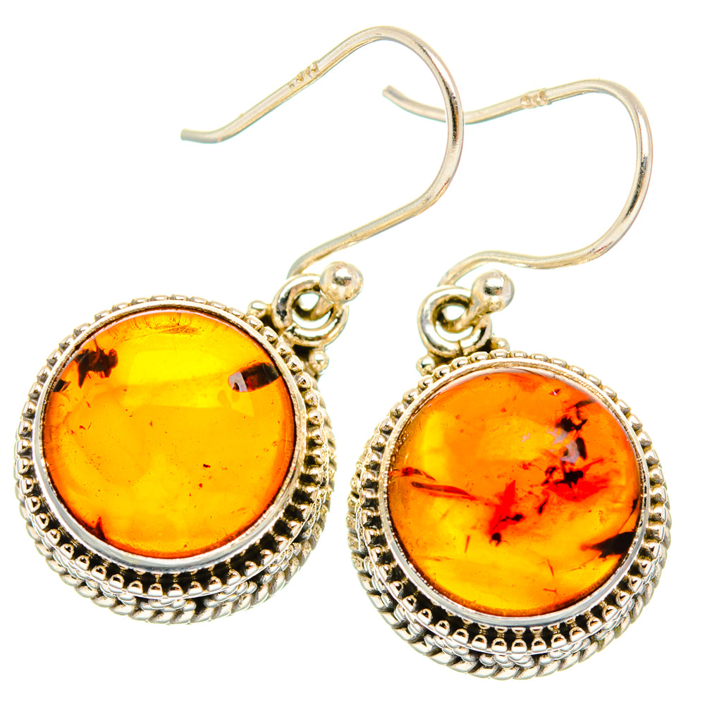 Baltic Amber Earrings handcrafted by Anasilvercos - EARR427439 - Photo 2