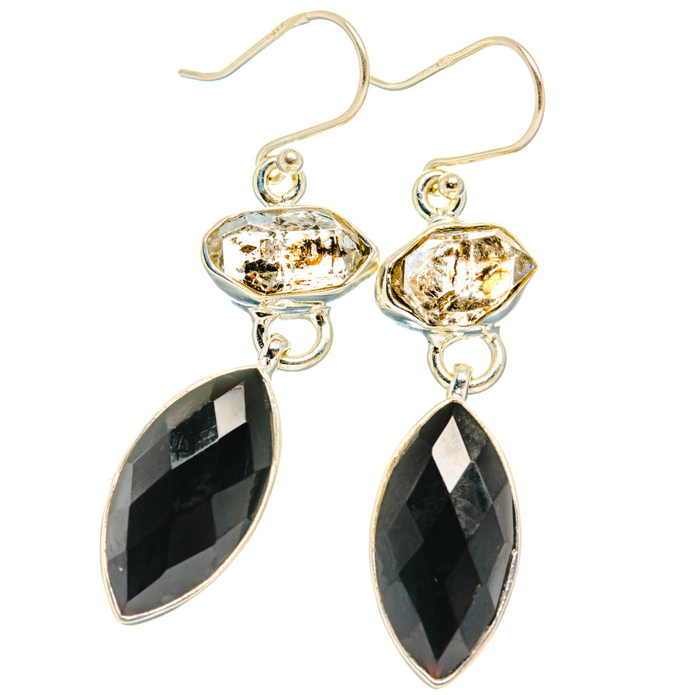 Black Onyx Earrings handcrafted by Anasilvercos - EARR427442 - Photo 2