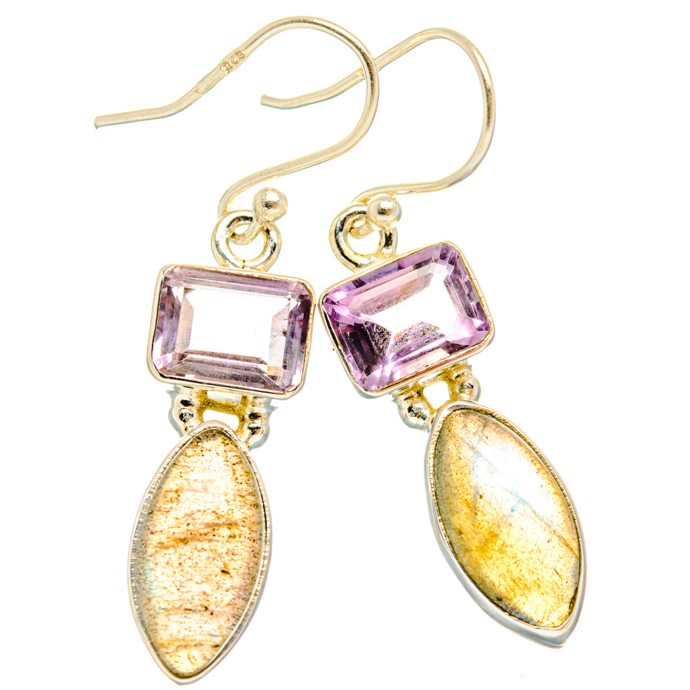 Labradorite Earrings handcrafted by Anasilvercos - EARR427448 - Photo 2