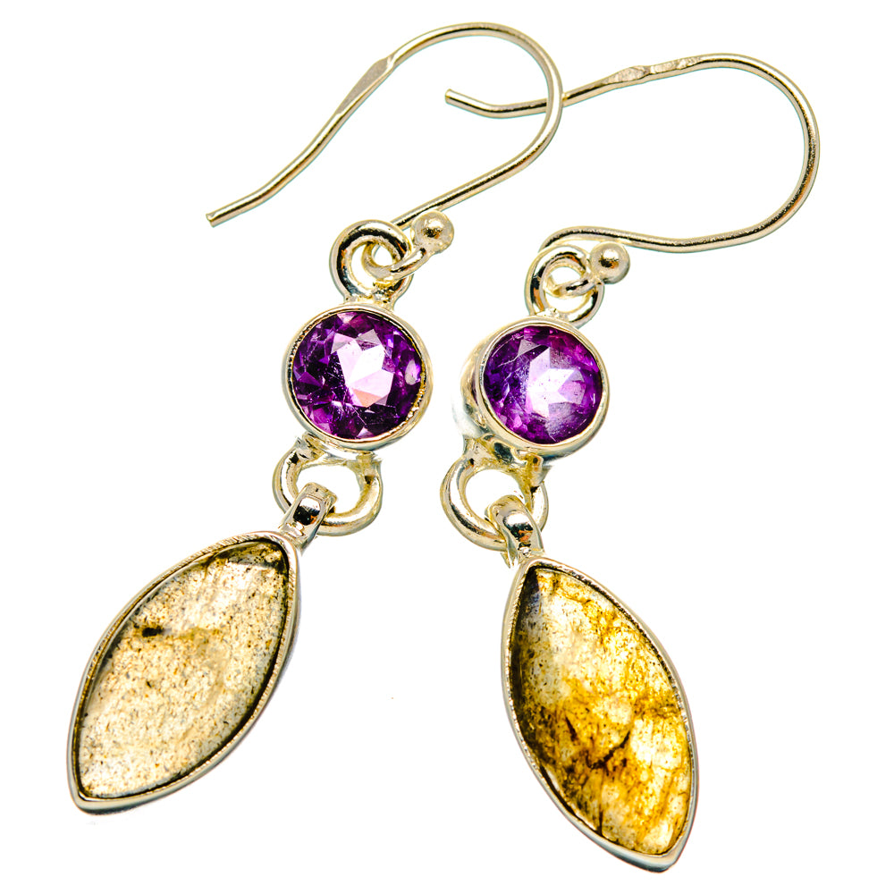 Labradorite Earrings handcrafted by Anasilvercos - EARR427460 - Photo 2