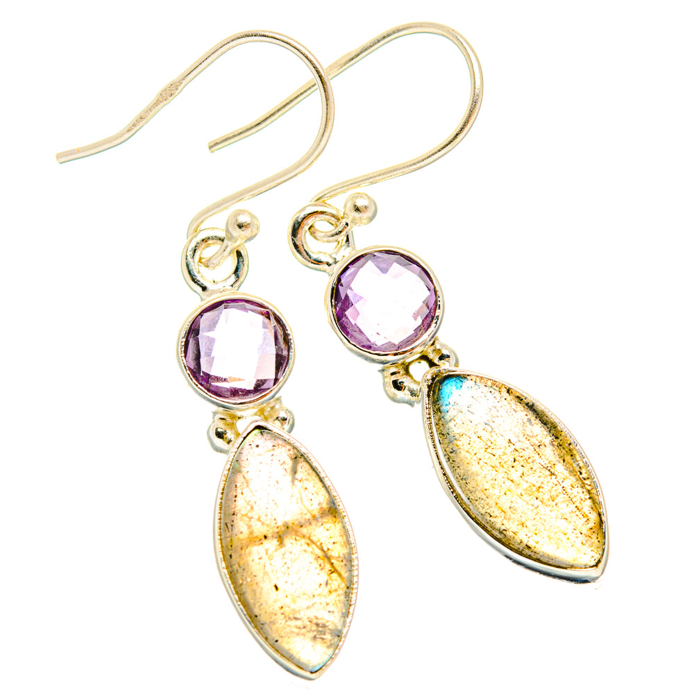 Labradorite Earrings handcrafted by Anasilvercos - EARR427464 - Photo 2