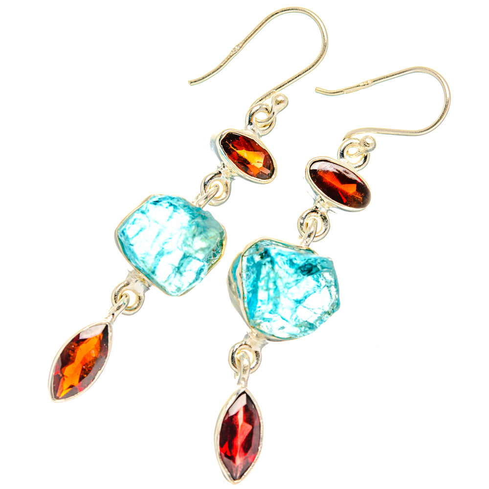 Apatite Earrings handcrafted by Anasilvercos - EARR427469 - Photo 2