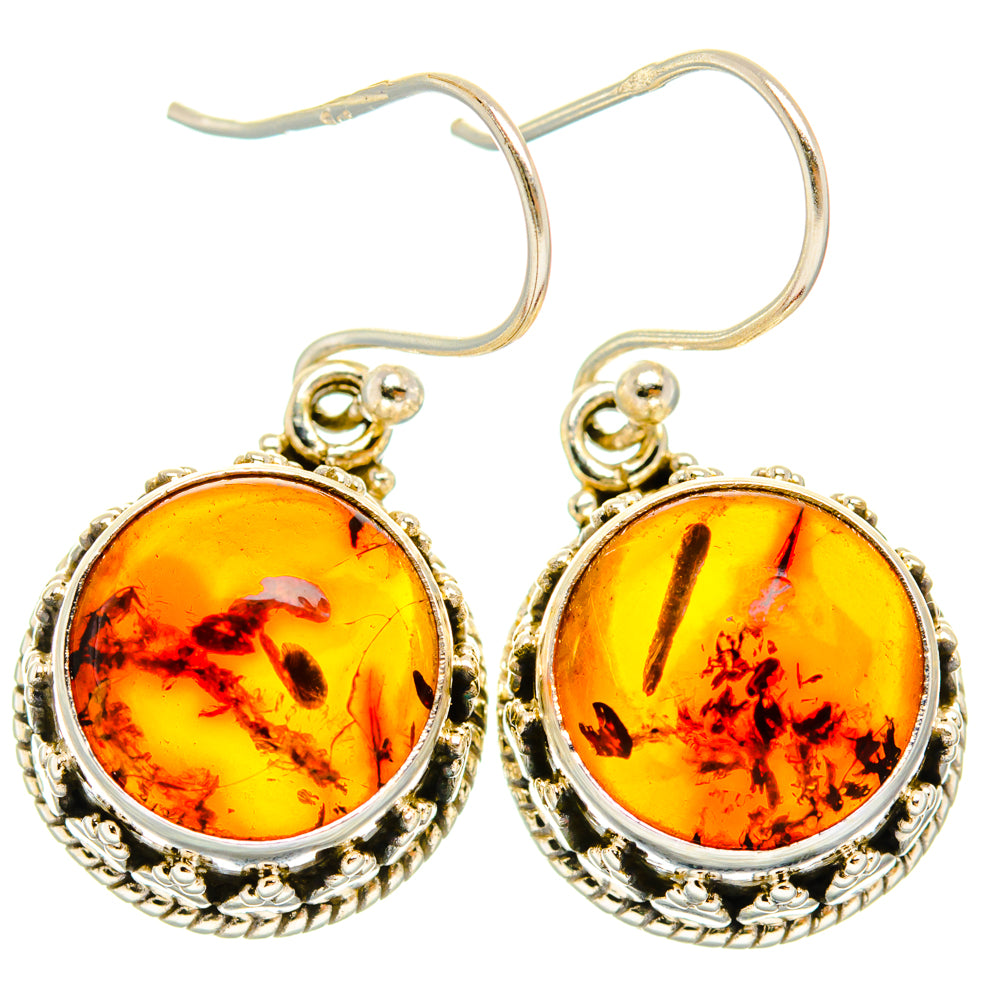 Baltic Amber Earrings handcrafted by Anasilvercos - EARR427472 - Photo 2