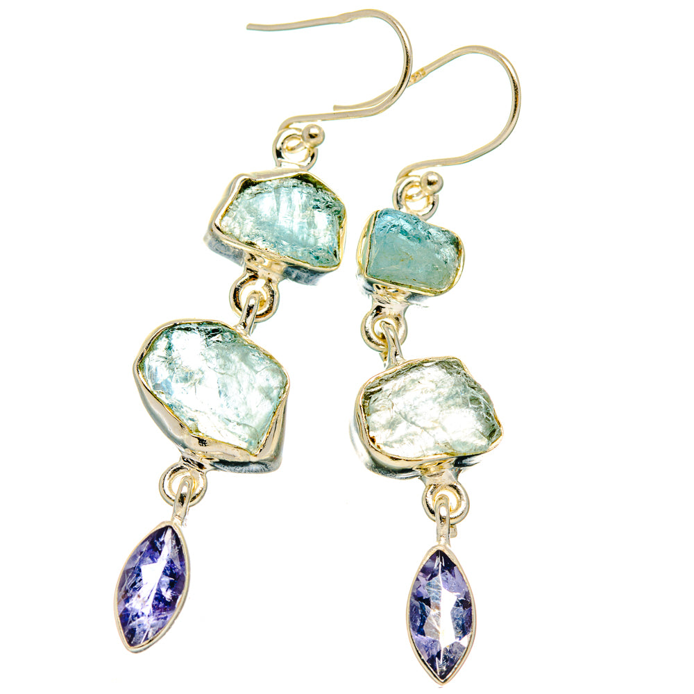 Aquamarine Earrings handcrafted by Anasilvercos - EARR427476 - Photo 2
