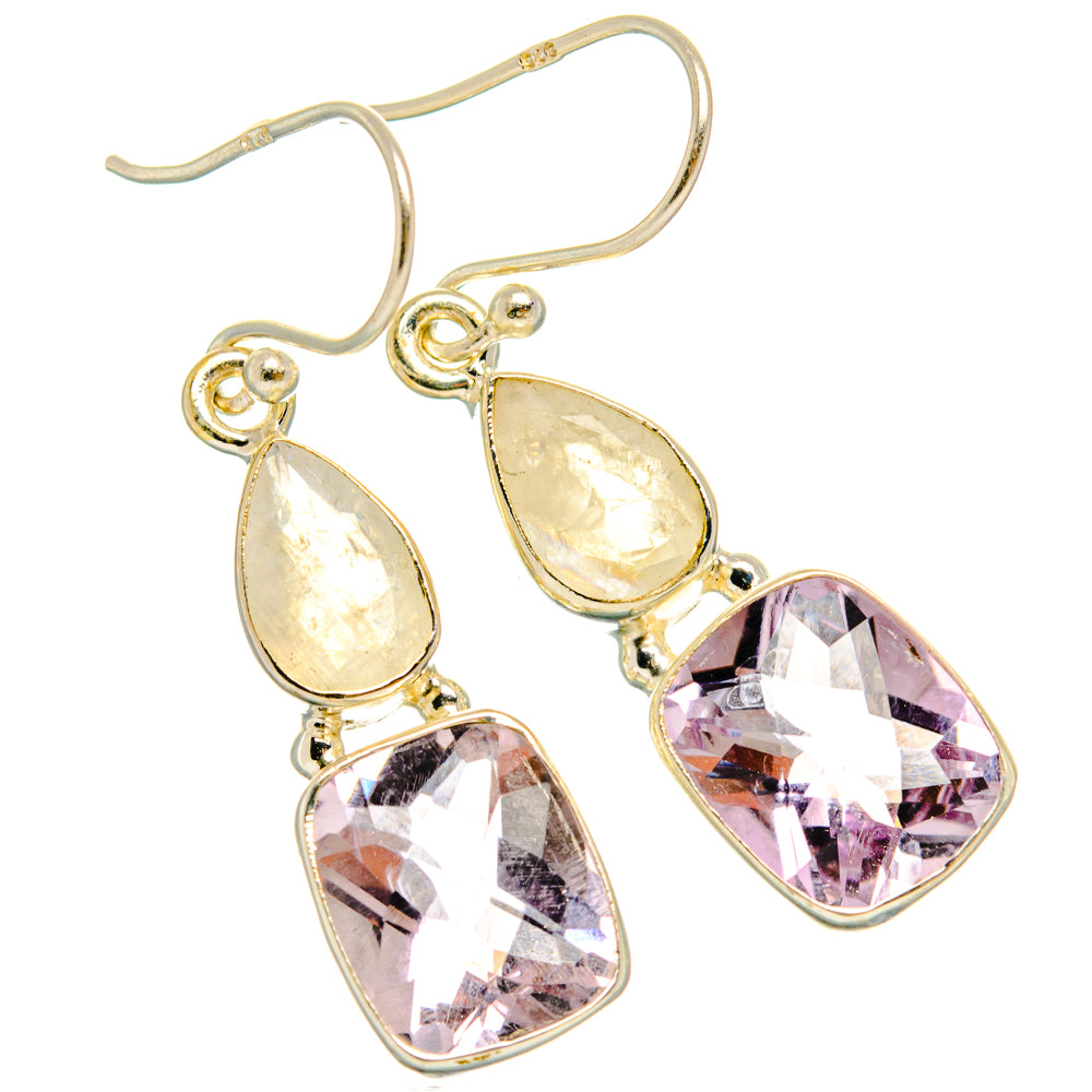 Kunzite Earrings handcrafted by Anasilvercos - EARR427477 - Photo 2