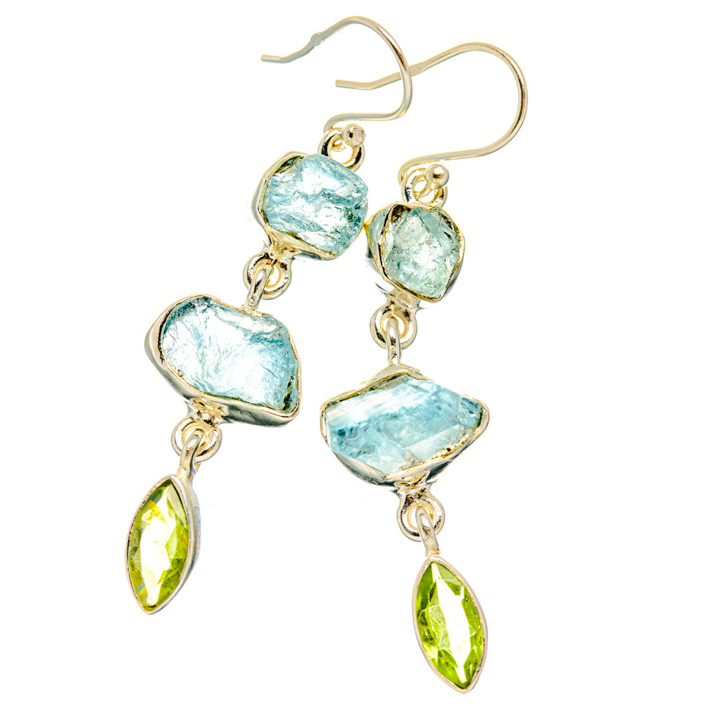 Aquamarine Earrings handcrafted by Anasilvercos - EARR427479 - Photo 2