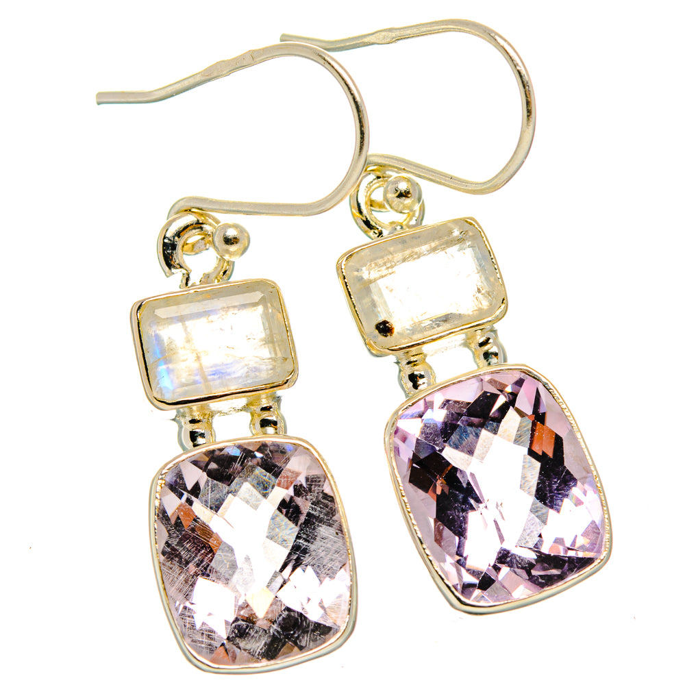 Kunzite Earrings handcrafted by Anasilvercos - EARR427490 - Photo 2