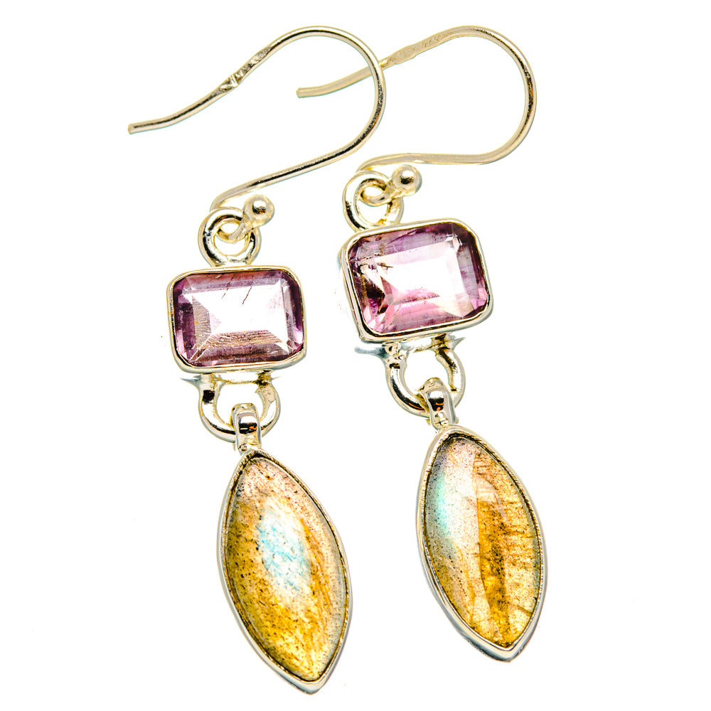 Labradorite Earrings handcrafted by Anasilvercos - EARR427495 - Photo 2