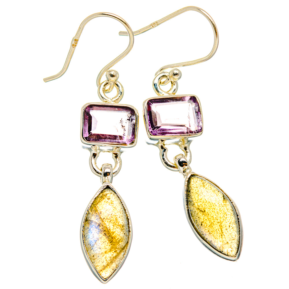 Labradorite Earrings handcrafted by Anasilvercos - EARR427500 - Photo 2