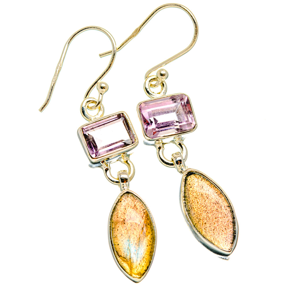 Labradorite Earrings handcrafted by Anasilvercos - EARR427504 - Photo 2