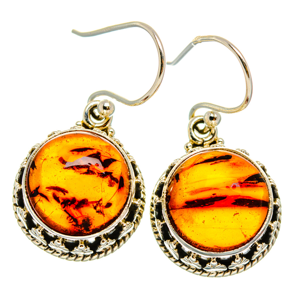 Baltic Amber Earrings handcrafted by Anasilvercos - EARR427506 - Photo 2