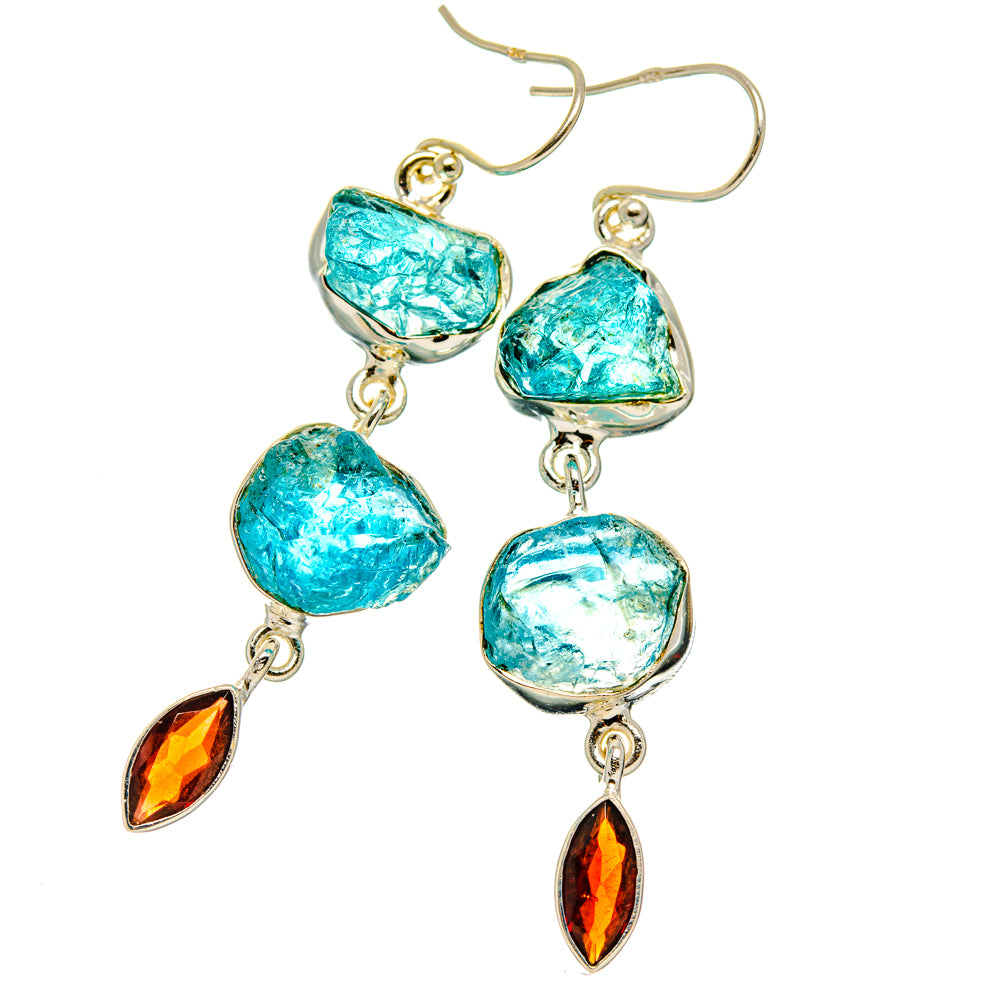 Apatite Earrings handcrafted by Anasilvercos - EARR427519 - Photo 2