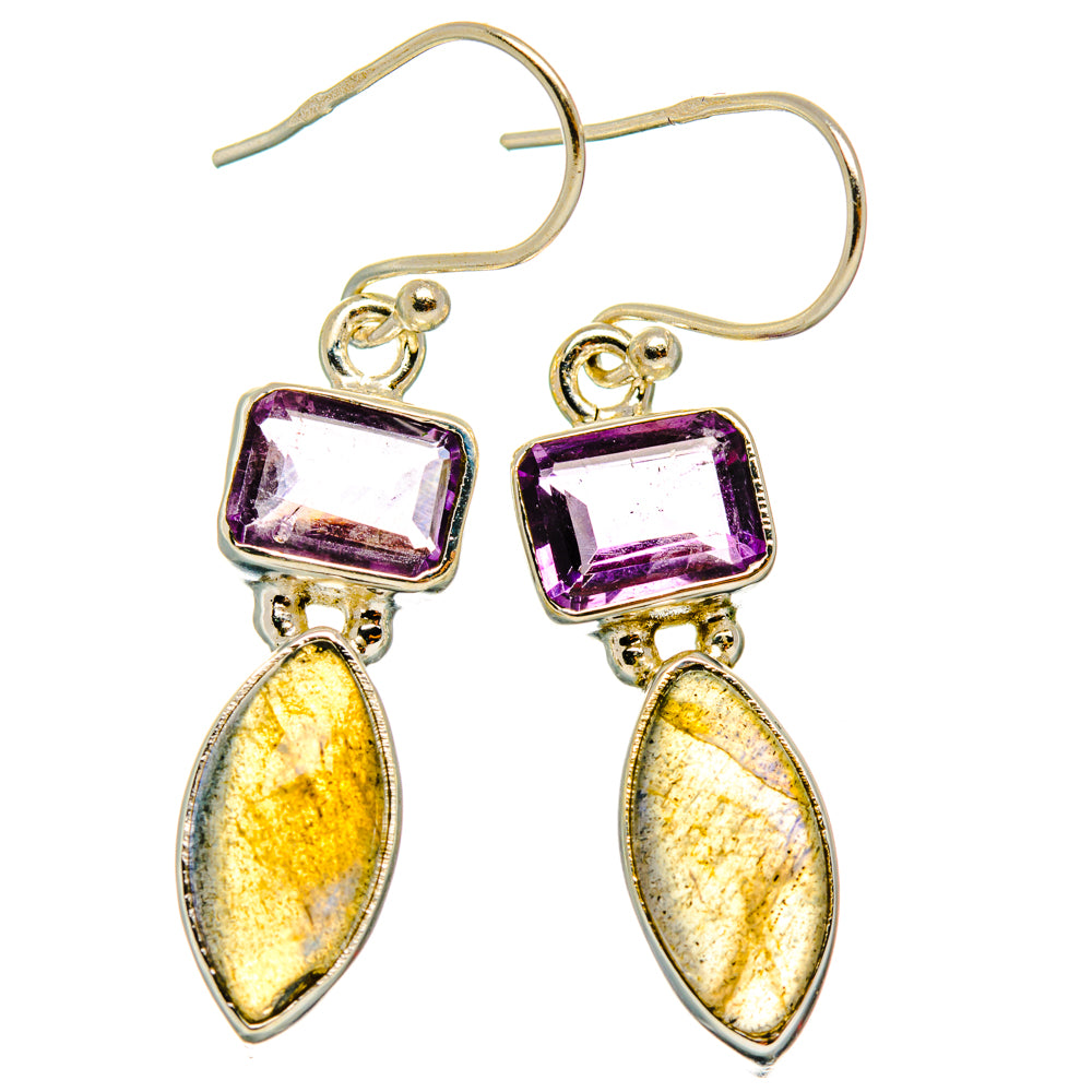 Labradorite Earrings handcrafted by Anasilvercos - EARR427523 - Photo 2