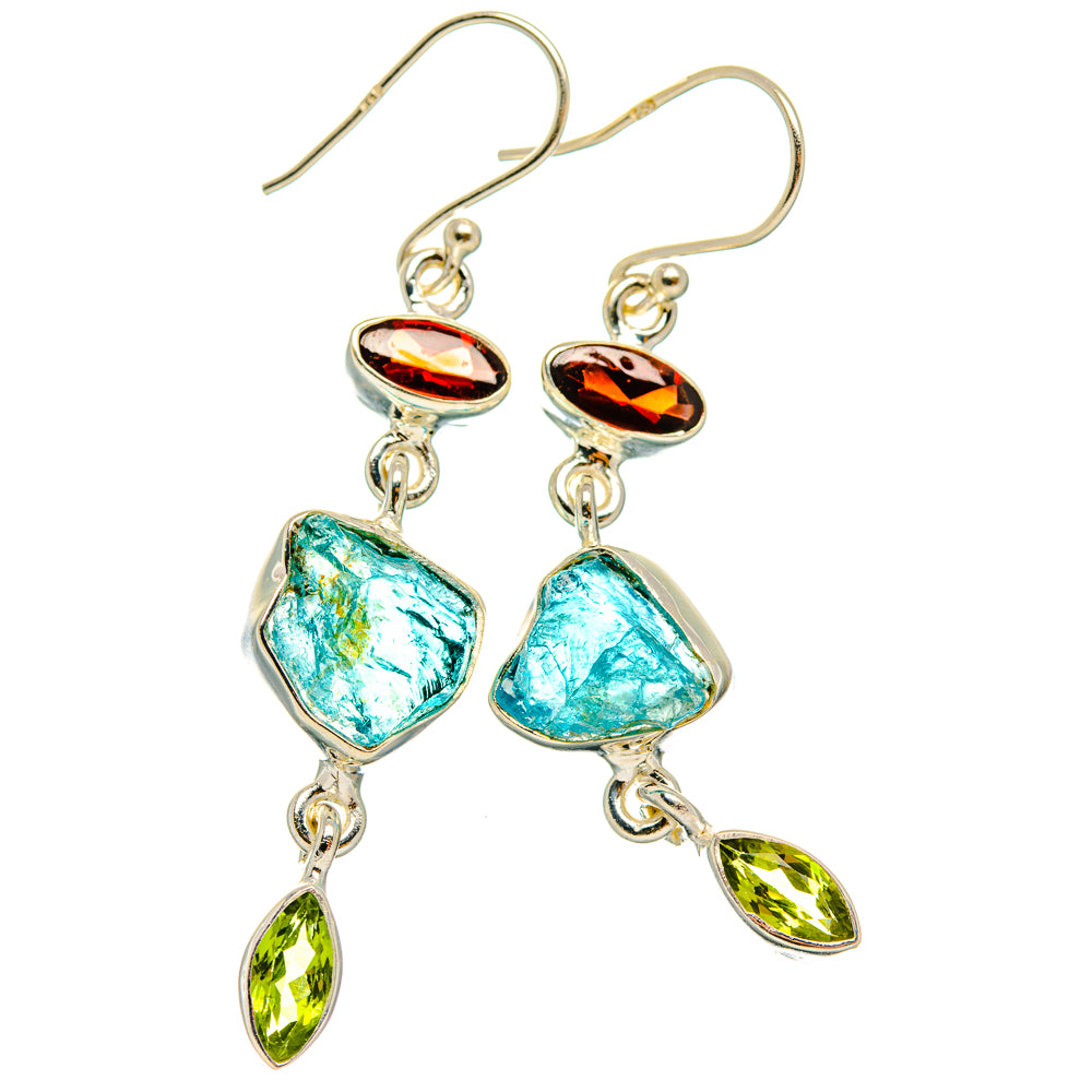 Apatite Earrings handcrafted by Anasilvercos - EARR427535 - Photo 2