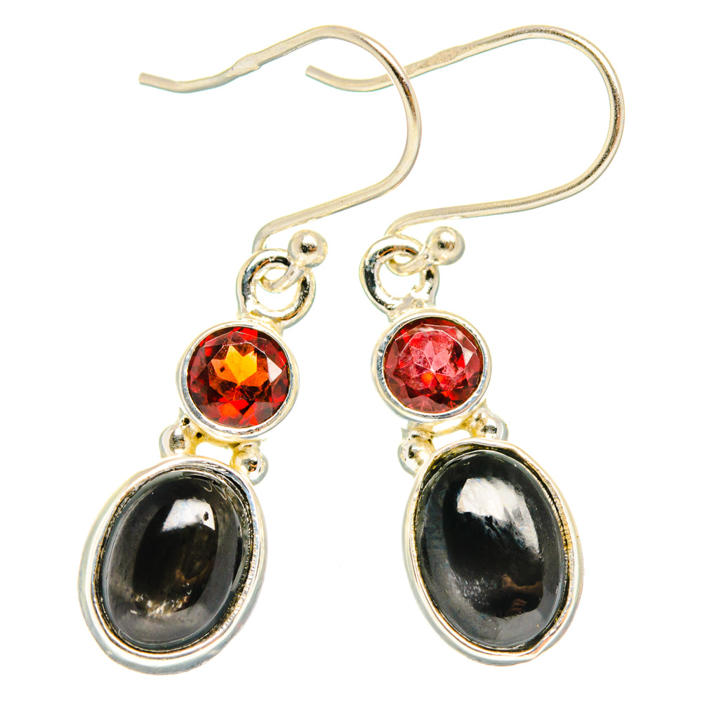Star Diopside Earrings handcrafted by Anasilvercos - EARR427541 - Photo 2