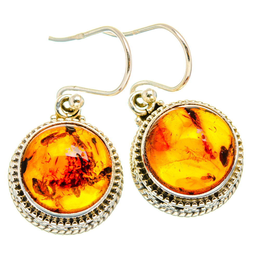 Baltic Amber Earrings handcrafted by Anasilvercos - EARR427562 - Photo 2
