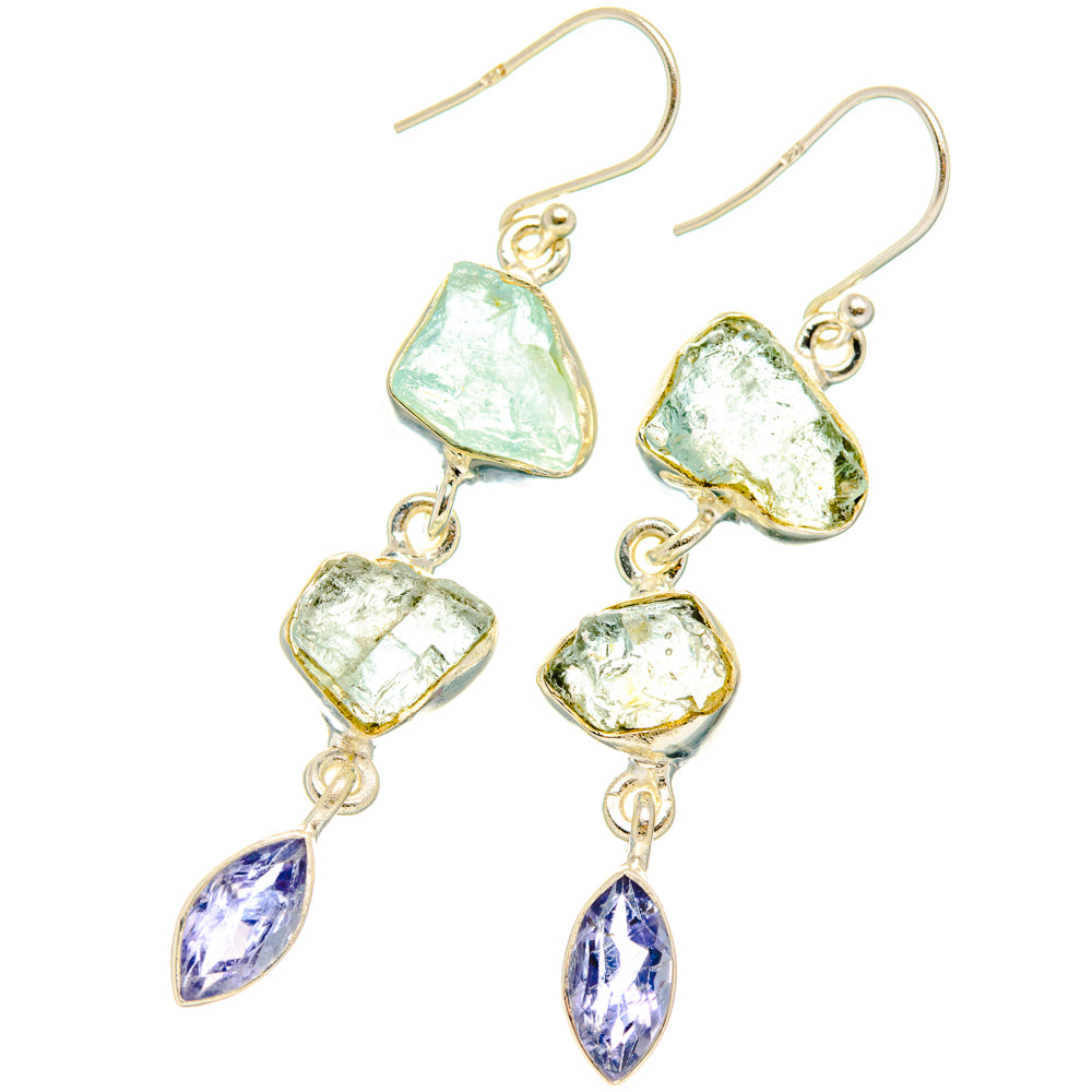 Aquamarine Earrings handcrafted by Anasilvercos - EARR427570 - Photo 2