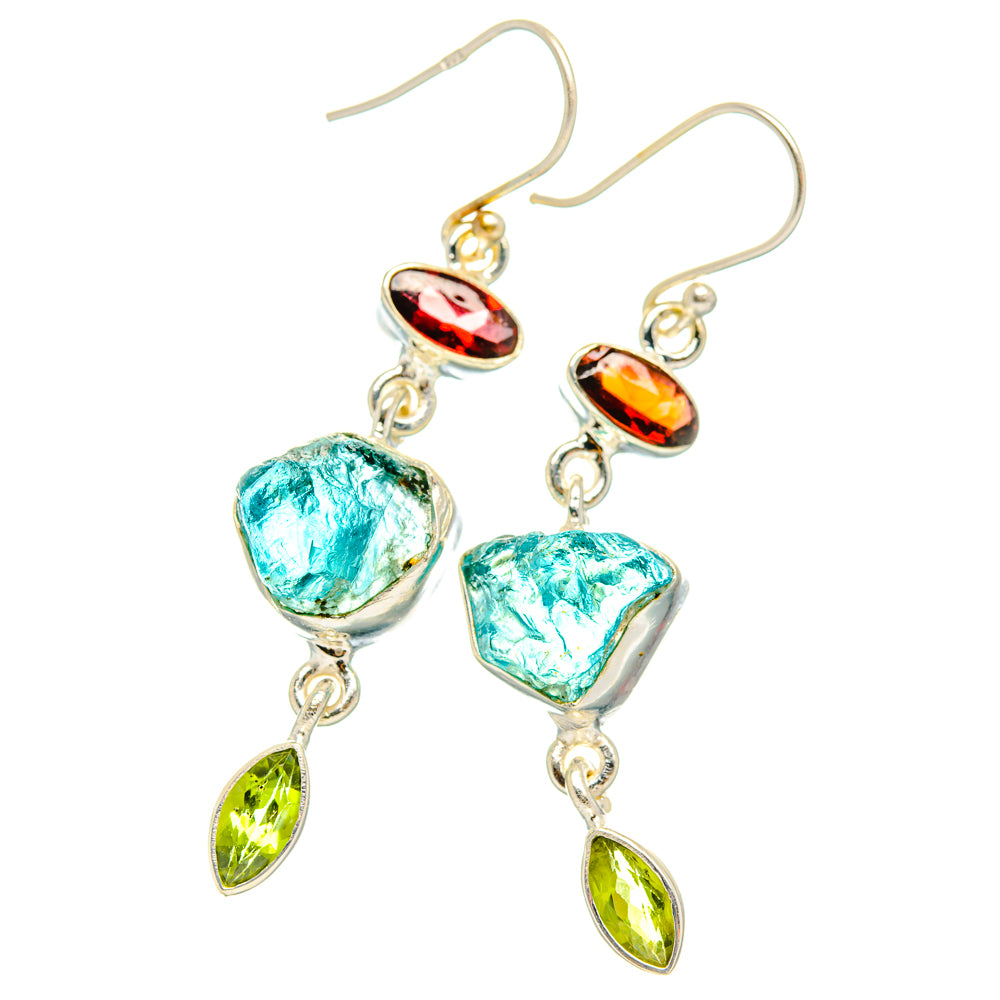 Apatite Earrings handcrafted by Anasilvercos - EARR427571 - Photo 2