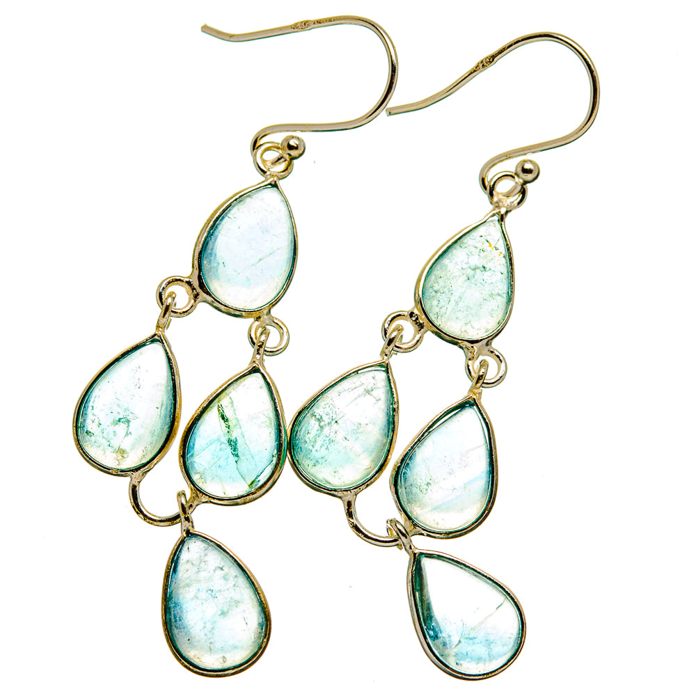 Aquamarine Earrings handcrafted by Anasilvercos - EARR427581 - Photo 2