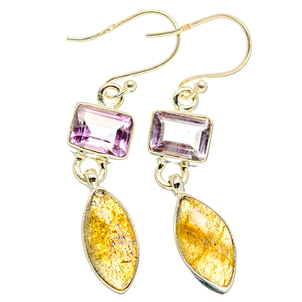 Labradorite Earrings handcrafted by Anasilvercos - EARR427584 - Photo 2