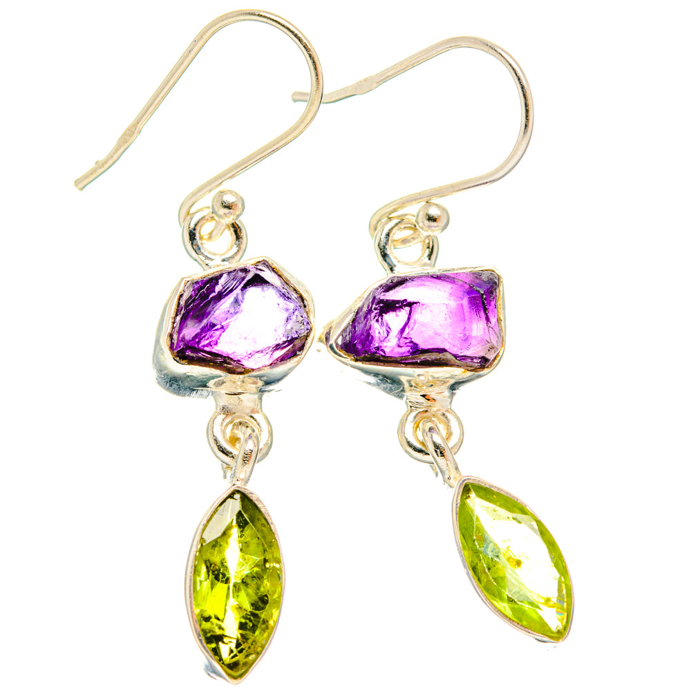Amethyst Earrings handcrafted by Anasilvercos - EARR427596 - Photo 2