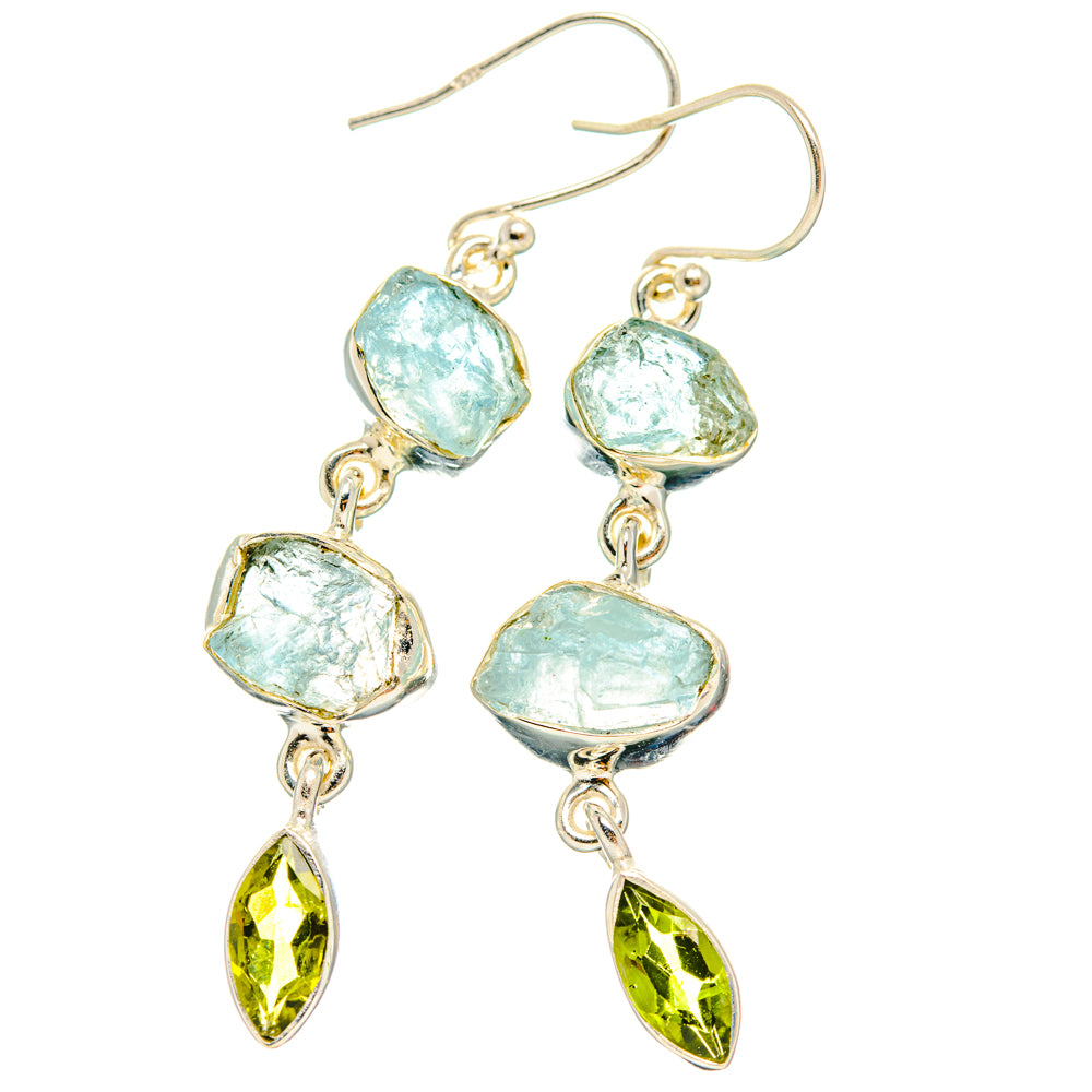 Aquamarine Earrings handcrafted by Anasilvercos - EARR427598 - Photo 2