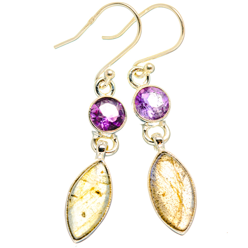 Labradorite Earrings handcrafted by Anasilvercos - EARR427601 - Photo 2