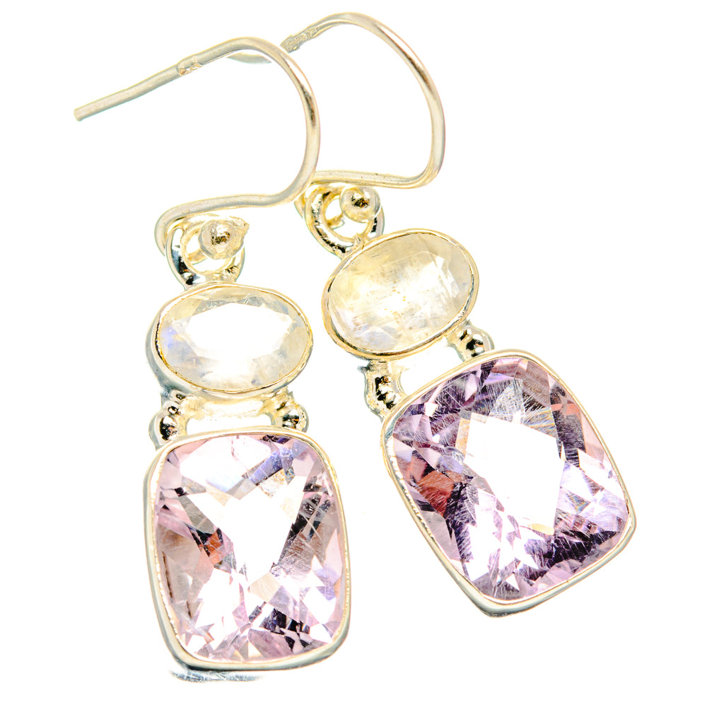 Kunzite Earrings handcrafted by Anasilvercos - EARR427602 - Photo 2