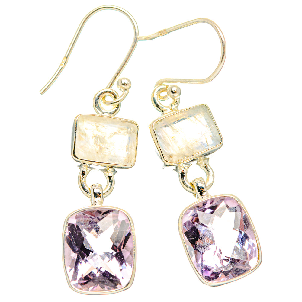 Kunzite Earrings handcrafted by Anasilvercos - EARR427605 - Photo 2