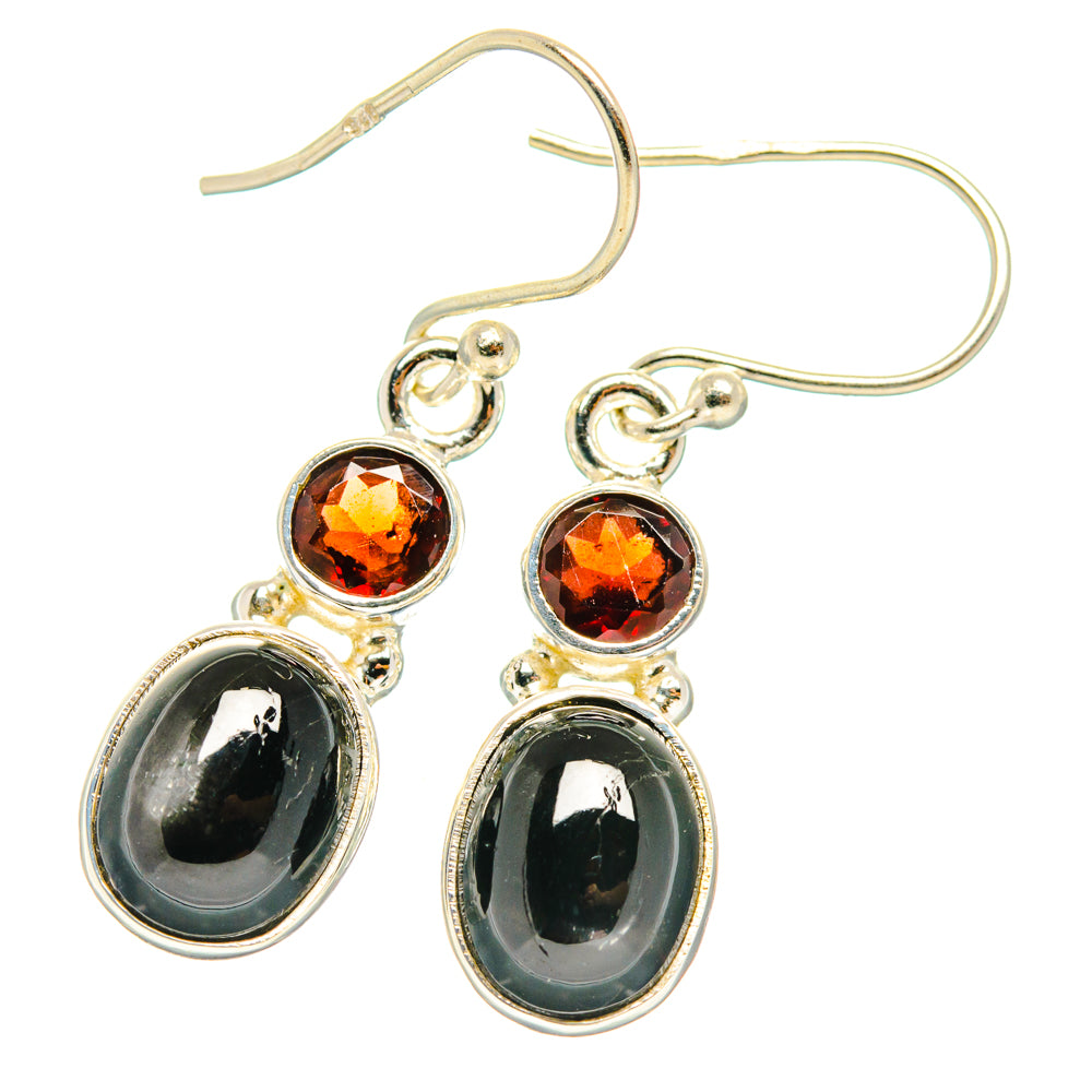 Star Diopside Earrings handcrafted by Anasilvercos - EARR427606 - Photo 2