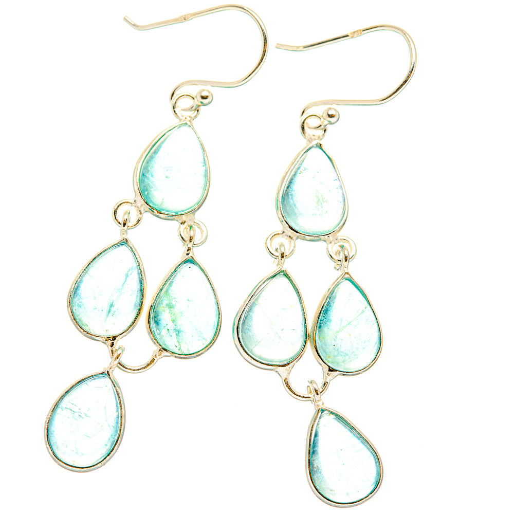 Aquamarine Earrings handcrafted by Anasilvercos - EARR427621 - Photo 2