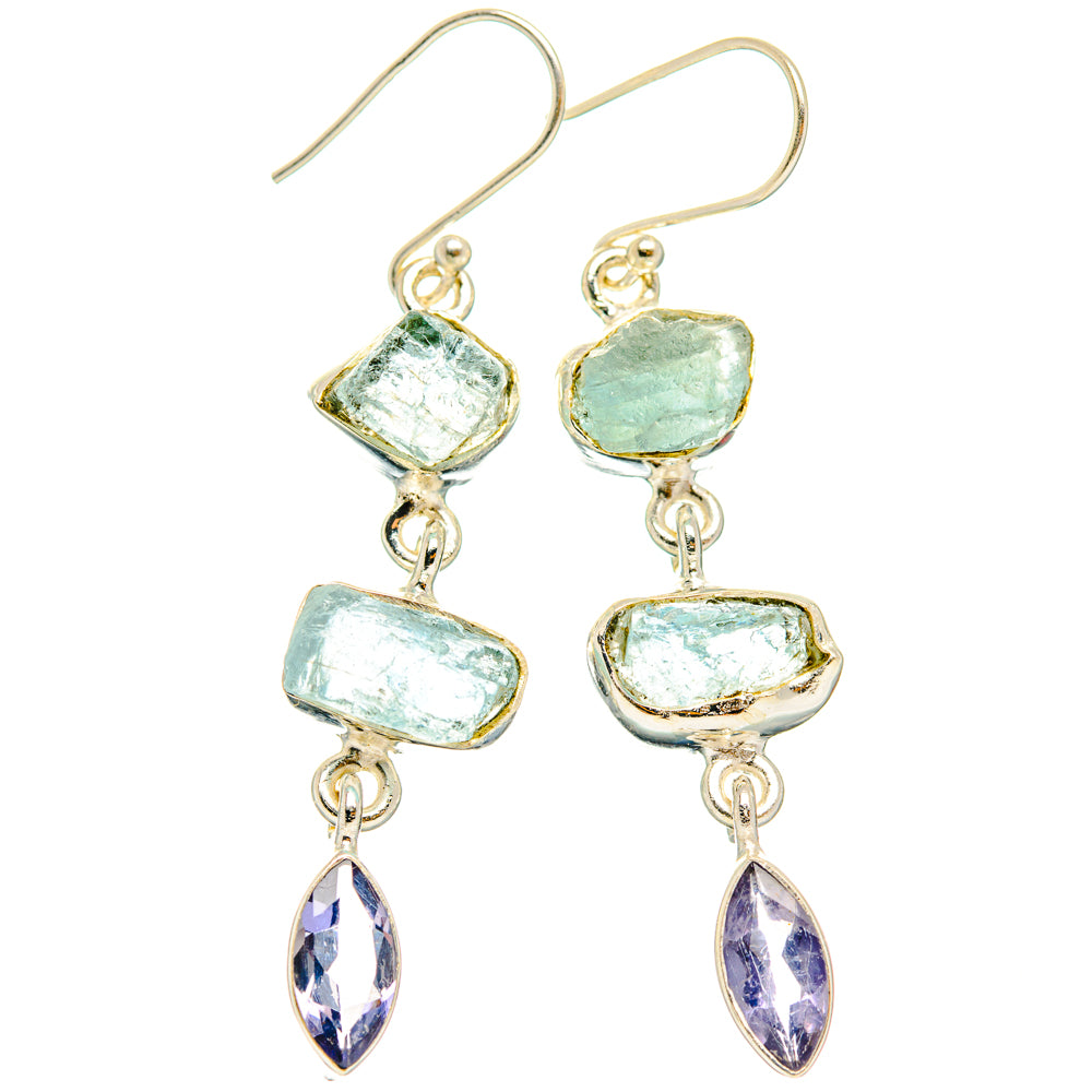 Aquamarine Earrings handcrafted by Anasilvercos - EARR427622 - Photo 2