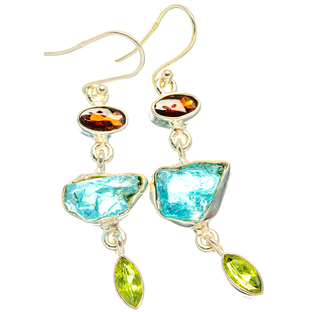 Apatite Earrings handcrafted by Anasilvercos - EARR427624 - Photo 2